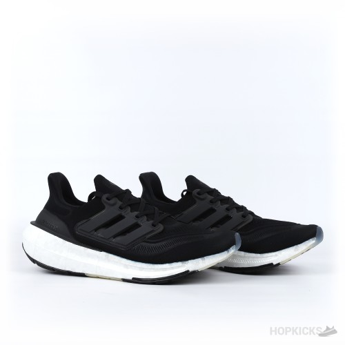 Ultra Boost Light Core Black White (Dot Perfect) (Slightly Stained)