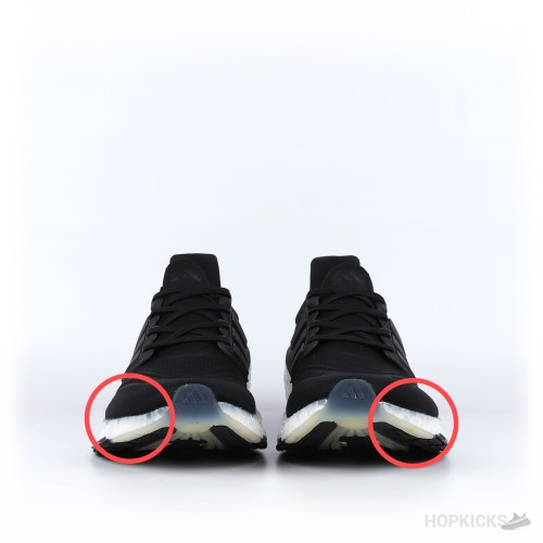 Ultra Boost Light Core Black White (Dot Perfect) (Slightly Stained)