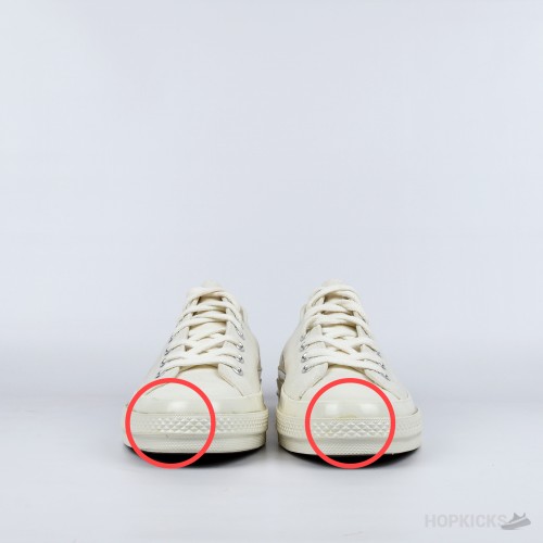 Play X Converse CT Low White (Dot Perfect) (Slightly Stained)