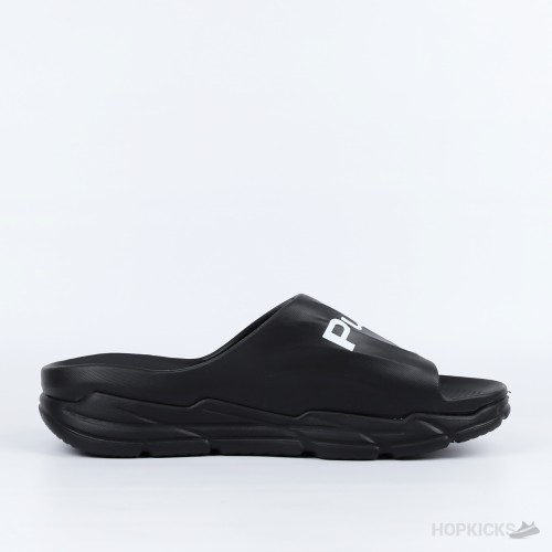 Hush Puppies Wave-walk Thunder Slides (Black)