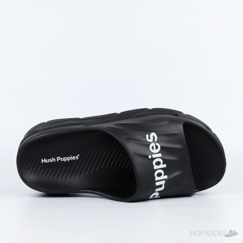 Hush Puppies Wave-walk Thunder Slides (Black)