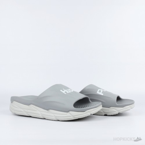 Hush Puppies Wave-walk Thunder Slides (Grey).