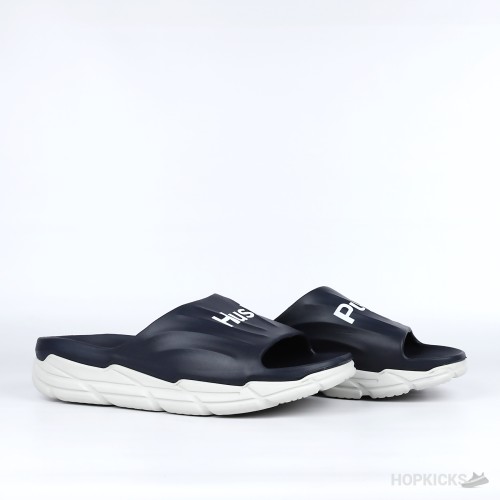 Hush Puppies Wave-walk Thunder Slides (Blue White)
