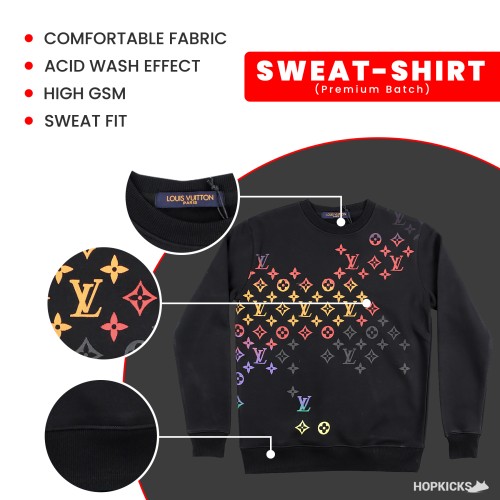 LV Printed Cotton Sweat-Shirt