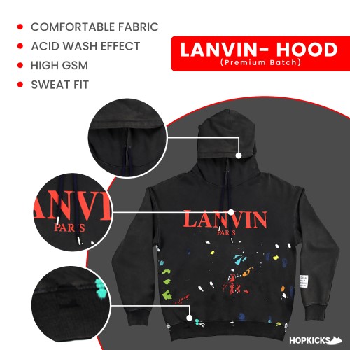 Gallery Dept. x Lanvin Logo Printed Hoodie