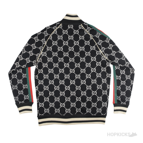 Gucci Webbing Trimmed Cotton Track Jacket