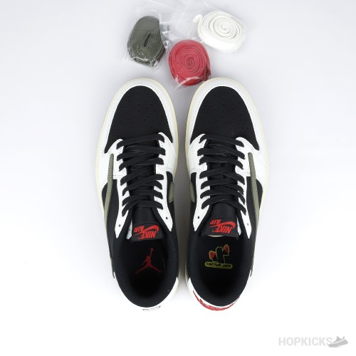 Air Jordan 1 Low Travis Scott Olive (Premium Plus Batch)