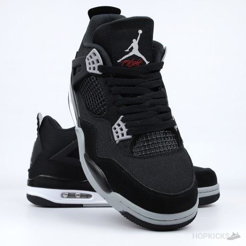 Air Jordan 4 Retro SE Black Canvas (Premium Plus Batch)