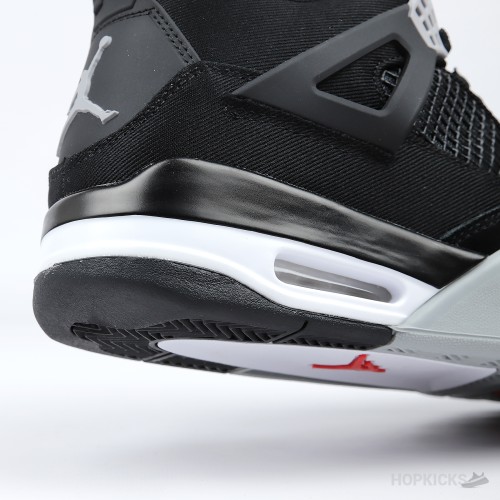 Air Jordan 4 Retro SE Black Canvas (Premium Plus Batch)