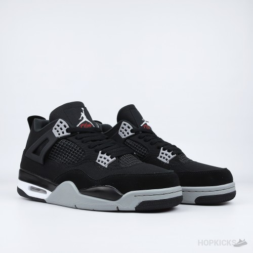 Air Jordan 4 Retro SE Black Canvas (Premium Plus Batch)