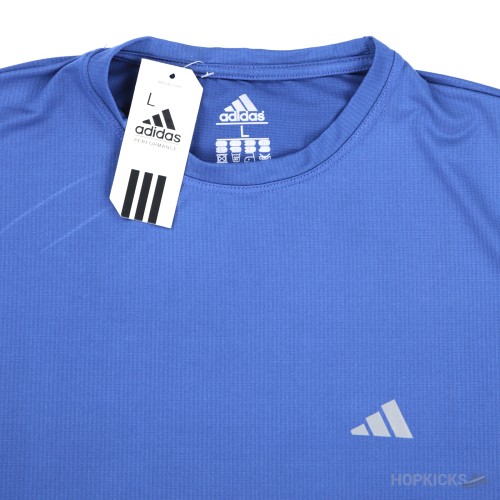 Adidas Blue Dry-Fit Shirt & Shorts Set
