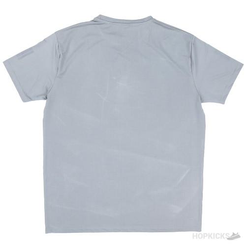 Adidas Grey Dry-Fit Shirt and Shorts Set