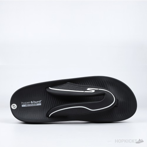 Skechers Hyper Burst Flip Flop Black