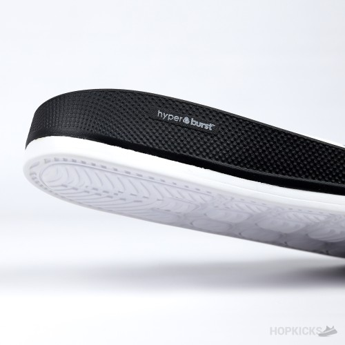 Skechers Hyper Burst Flip Flop Black White