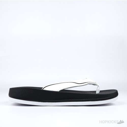 Skechers Hyper Burst Flip Flop Black White