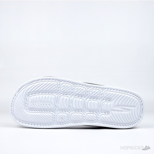 Skechers Hyper Burst Flip Flop Black White