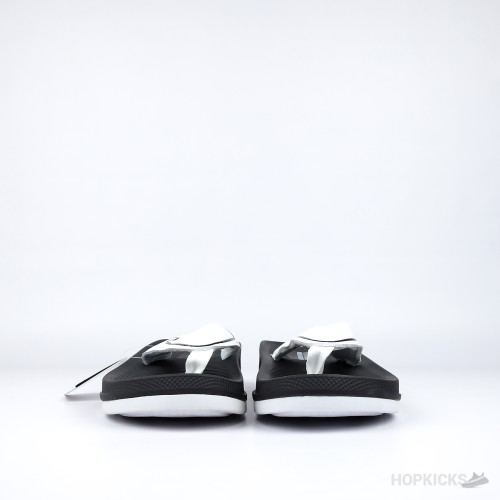 Skechers Hyper Burst Flip Flop Black White