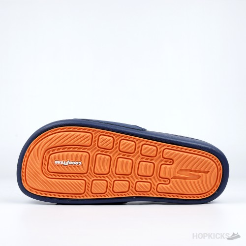 Skechers Hyper Burst Memory Foam Slide Blue