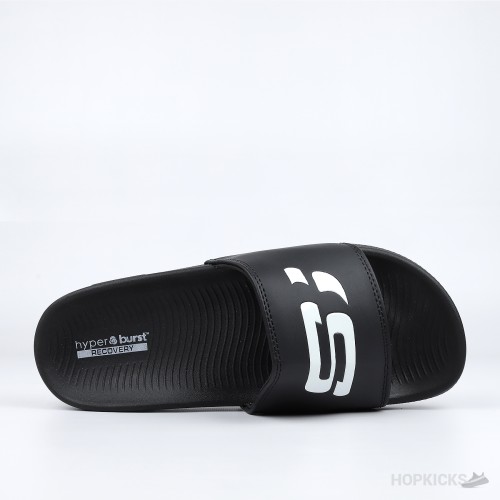 Skechers Hyper Burst Memory Foam Slide Black
