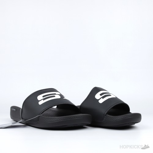 Skechers Hyper Burst Memory Foam Slide Black