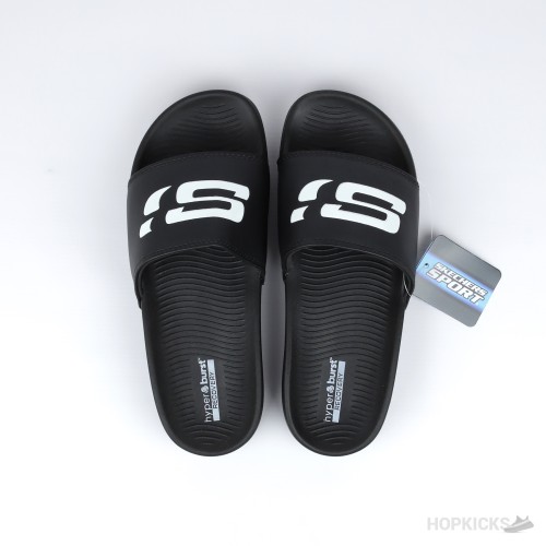 Skechers Hyper Burst Memory Foam Slide Black
