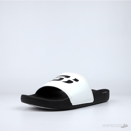 Skechers Hyper Burst Memory Foam Slide Black White