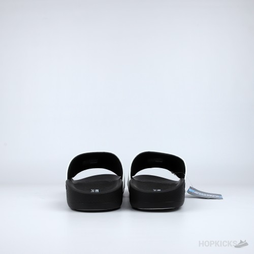 Skechers Hyper Burst Memory Foam Slide Black White