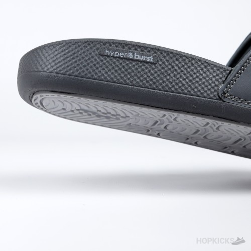 Skechers Hyper Burst Memory Foam Slide Grey