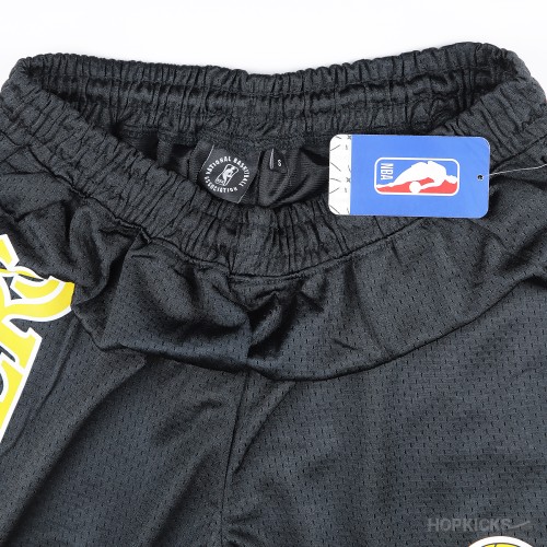 Lakers NBA Yellow and Blue Strips Shorts | Original Product