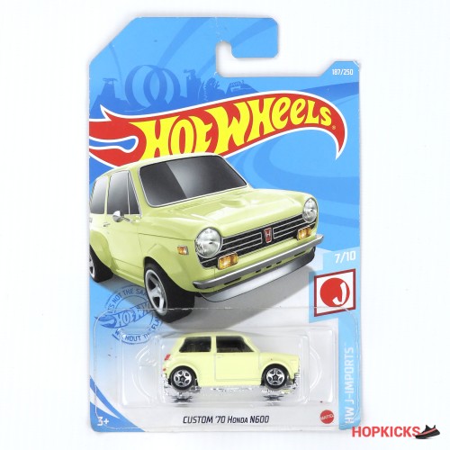 Hot Wheels | Custom '70 Honda N600 (Yellow)