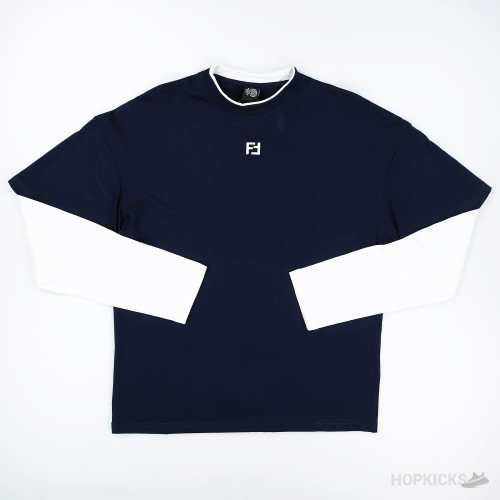 Fendi Blue Cotton T-shirt