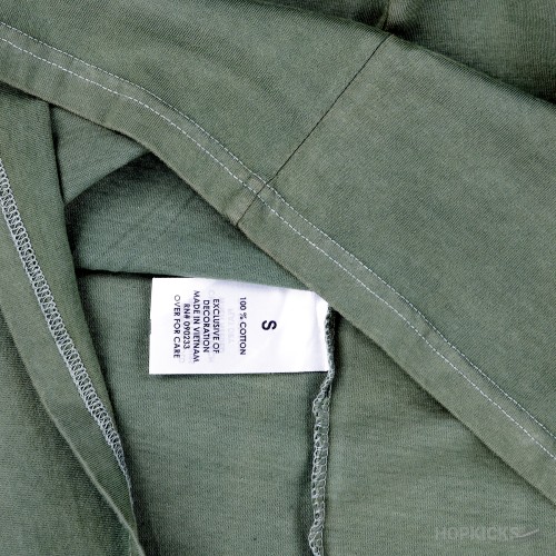 ESSENTIALS Jersey Crewneck Olive Tee