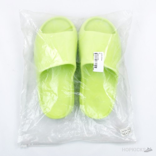 Adidas Yeezy Slide "GLOW GREEN" (Fresh June 25 Batch)