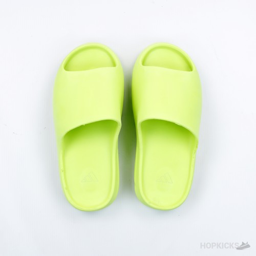 Adidas Yeezy Slide "GLOW GREEN" (Fresh June 25 Batch)