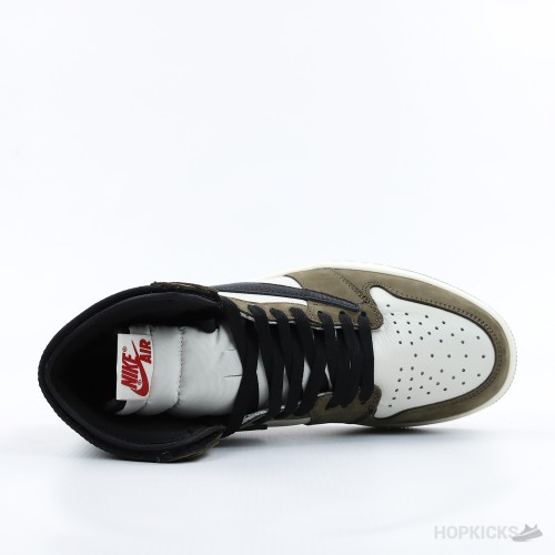 Air Jordan 1 Retro High OG x Travis Scott Mocha (Dot Perfect)