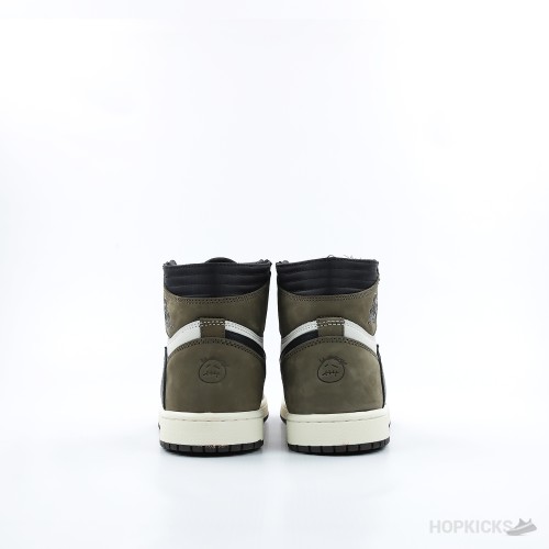 Air Jordan 1 Retro High OG x Travis Scott Mocha (Dot Perfect)