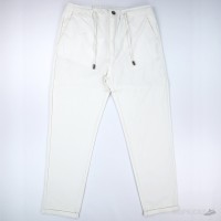 Zara Relaxed Fit Linen Pants (White)
