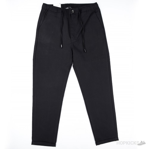 Zara Relaxed Fit Linen Pants (Black)