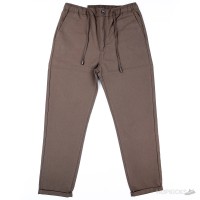 Zara Relaxed Fit Linen Pants (Dark Brown)