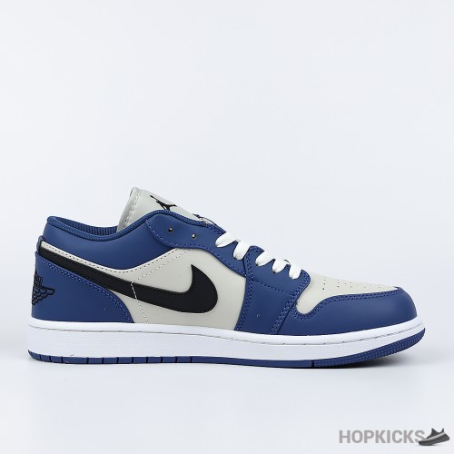 Air Jordan 1 Low French Blue College Grey (Premium Batch)