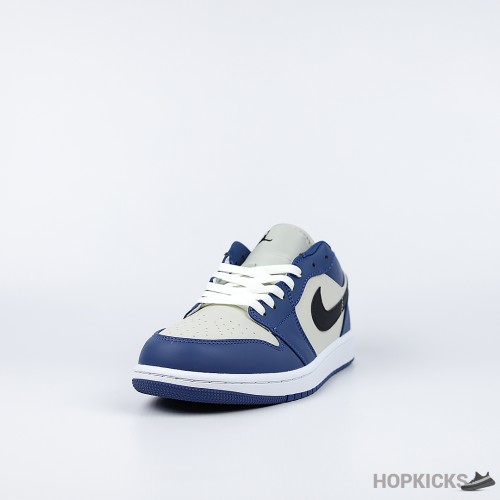 Air Jordan 1 Low French Blue College Grey (Premium Batch)