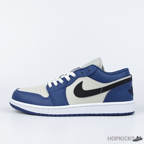 Air Jordan 1 Low French Blue College Grey (Premium Batch)