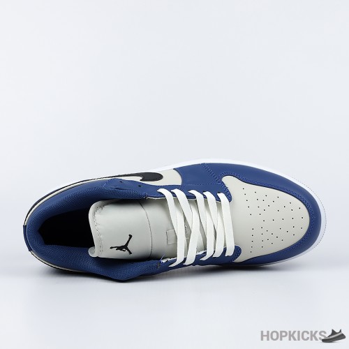 Air Jordan 1 Low French Blue College Grey (Premium Batch)