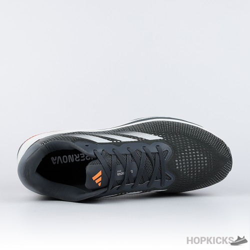 Adidas Supernova Rise Core Black Halo Silver Dash Grey (Premium Batch)