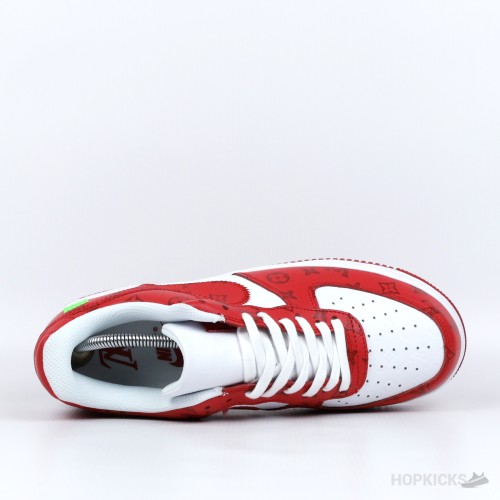 LV x Air Force 1 Low By Virgil Abloh White Red (Economy Batch)