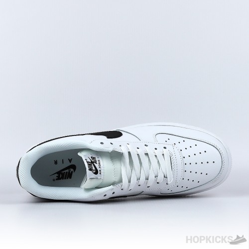Air Force 1 Low '07 White Black Pebbled Leather (Premium Batch)