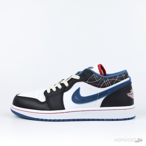 Air Jordan 1 Low SE Industrial Blue Sashiko