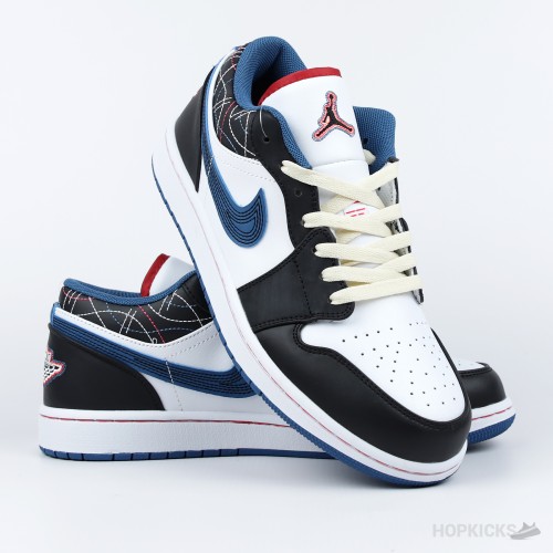 Air Jordan 1 Low SE Industrial Blue Sashiko
