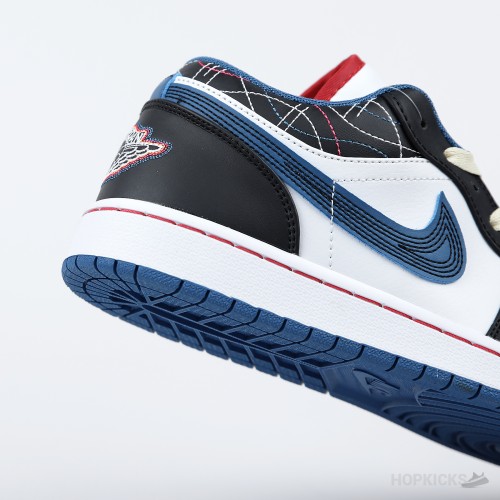 Air Jordan 1 Low SE Industrial Blue Sashiko