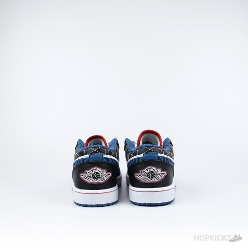 Air Jordan 1 Low SE Industrial Blue Sashiko